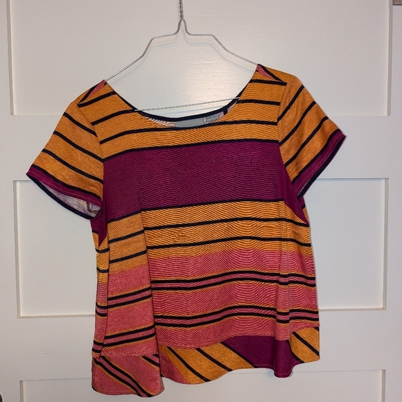 Maeve Tops - Maeve women's orange crewneck blouse size 2.